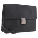 LOUIS VUITTON Taiga Selenga Clutch Bag Ardoise M30782 LV Auth 211057A-1