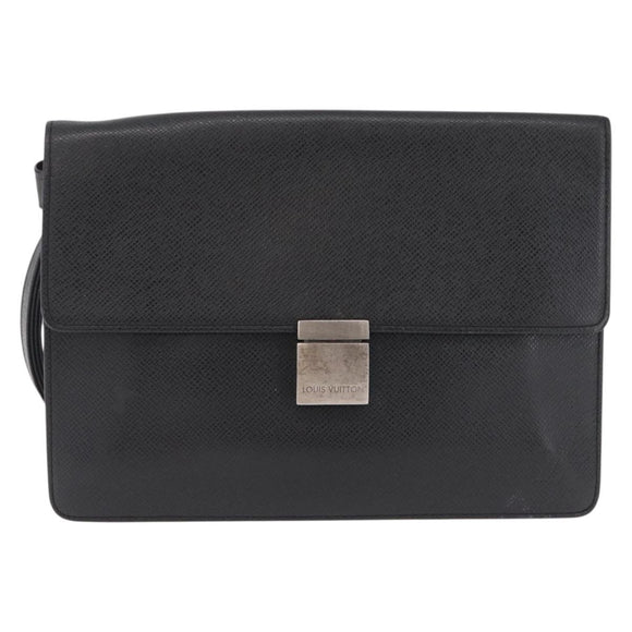 LOUIS VUITTON Taiga Selenga Clutch Bag Ardoise M30782 LV Auth 211057A