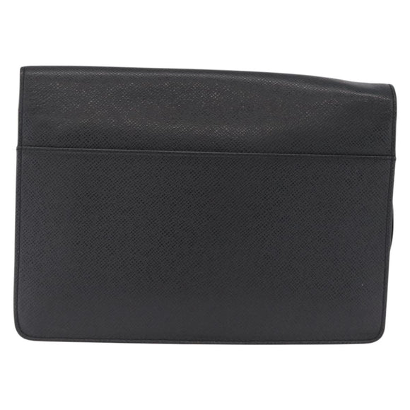 LOUIS VUITTON Taiga Selenga Clutch Bag Ardoise M30782 LV Auth 211057A