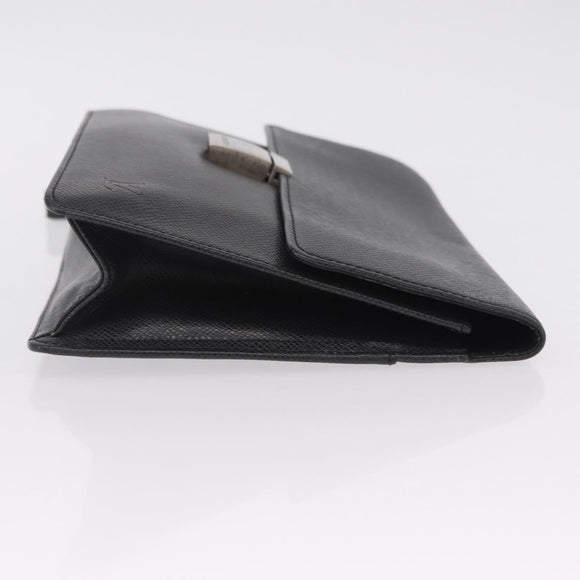 LOUIS VUITTON Taiga Selenga Clutch Bag Ardoise M30782 LV Auth 211057A