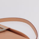 FENDI Mamma Baguette Shoulder Bag Leather Pink Silver Auth 211066V-9