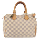 LOUIS VUITTON Damier Azur Speedy 25 Hand Bag N41534 LV Auth 211070V-2