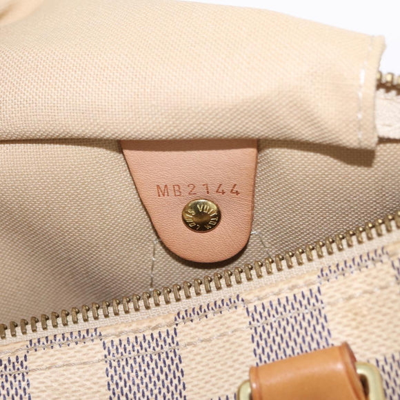 LOUIS VUITTON Damier Azur Speedy 25 Hand Bag N41534 LV Auth 211070V