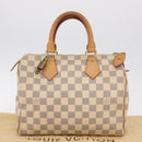 LOUIS VUITTON Damier Azur Speedy 25 Hand Bag N41534 LV Auth 211070V-25