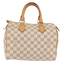 LOUIS VUITTON Damier Azur Speedy 25 Hand Bag N41534 LV Auth 211070V-3