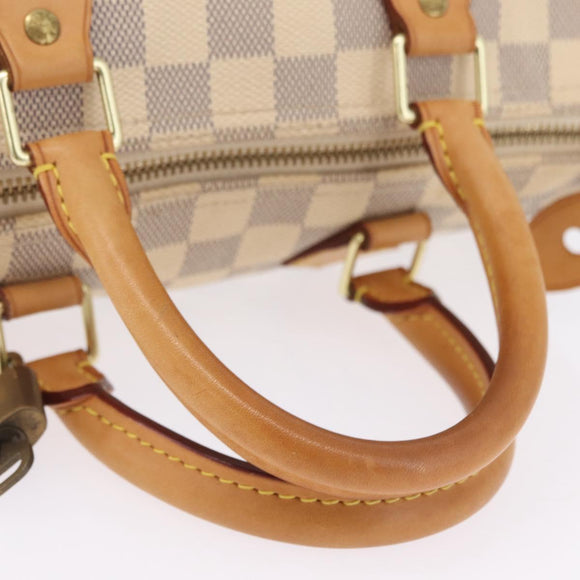 LOUIS VUITTON Damier Azur Speedy 25 Hand Bag N41534 LV Auth 211070V