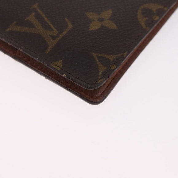 LOUIS VUITTON Monogram Couvel Tulle Passopole Passport Case M60180 Auth 211071