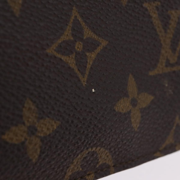 LOUIS VUITTON Monogram Couvel Tulle Passopole Passport Case M60180 Auth 211071