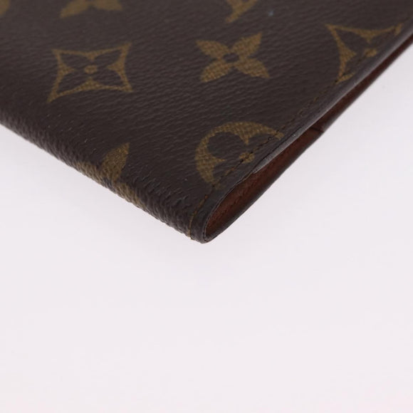 LOUIS VUITTON Monogram Couvel Tulle Passopole Passport Case M60180 Auth 211071