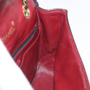 CHANEL Matelasse Chain Shoulder Bag Lamb Skin Black Gold Tone CC Auth 211072V-21