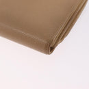 CHANEL Wallet Caviar Skin Beige CC Auth 211073-11