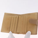 CHANEL Wallet Caviar Skin Beige CC Auth 211073-12