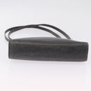 Christian Dior Shoulder Bag Leather Navy Gold Tone Auth 211098-10