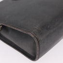 Christian Dior Shoulder Bag Leather Navy Gold Tone Auth 211098-11