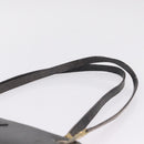 Christian Dior Shoulder Bag Leather Navy Gold Tone Auth 211098-8