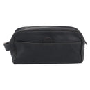 LOEWE Pouch Leather 2 Set Black Brown Auth 211102-2