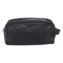 LOEWE Pouch Leather 2 Set Black Brown Auth 211102-3