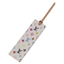 LOUIS VUITTON Multicolor mark page Kadu Bookmark White M99196 LV Auth 211118V-2