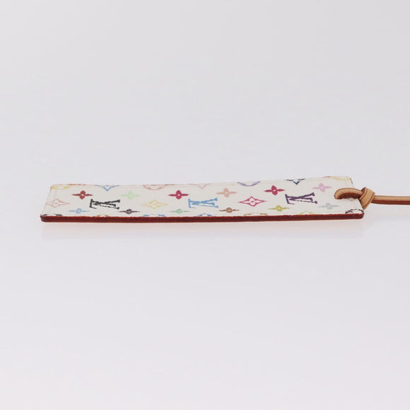 LOUIS VUITTON Multicolor mark page Kadu Bookmark White M99196 LV Auth 211118V