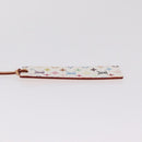 LOUIS VUITTON Multicolor mark page Kadu Bookmark White M99196 LV Auth 211118V-5