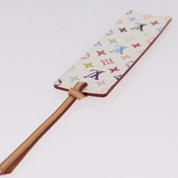 LOUIS VUITTON Multicolor mark page Kadu Bookmark White M99196 LV Auth 211118V