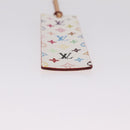 LOUIS VUITTON Multicolor mark page Kadu Bookmark White M99196 LV Auth 211118V-8