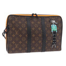 LOUIS VUITTON Monogram LV Friends Keepall Pouch Hand Bag M80130 LV Auth 211125M-1