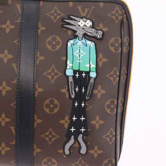 LOUIS VUITTON Monogram LV Friends Keepall Pouch Hand Bag M80130 LV Auth 211125M