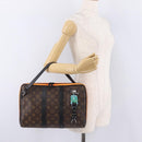 LOUIS VUITTON Monogram LV Friends Keepall Pouch Hand Bag M80130 LV Auth 211125M-23