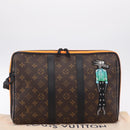 LOUIS VUITTON Monogram LV Friends Keepall Pouch Hand Bag M80130 LV Auth 211125M-24