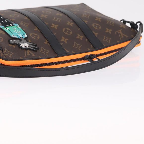LOUIS VUITTON Monogram LV Friends Keepall Pouch Hand Bag M80130 LV Auth 211125M