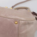 Miu Miu Hand Bag Vitellolux 2way Pink Gold Auth 211127V-12