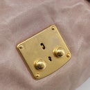 Miu Miu Hand Bag Vitellolux 2way Pink Gold Auth 211127V-18