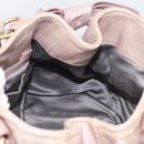 Miu Miu Hand Bag Vitellolux 2way Pink Gold Auth 211127V-21