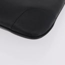 GUCCI Bamboo Shoulder Bag Leather Black Gold 001 4096 Auth 211134A-11