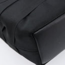 Salvatore Ferragamo Vala Hand Bag Satin 2way Black Gold Auth 211141A-13
