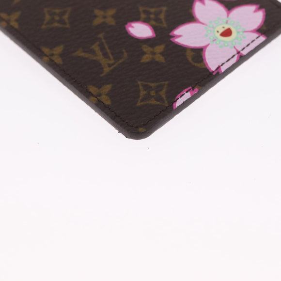 LOUIS VUITTON Monogram Cherry Blossom Etui Hand Mirror M92018 LV Auth 211142V
