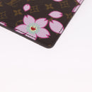 LOUIS VUITTON Monogram Cherry Blossom Etui Hand Mirror M92018 LV Auth 211142V-12
