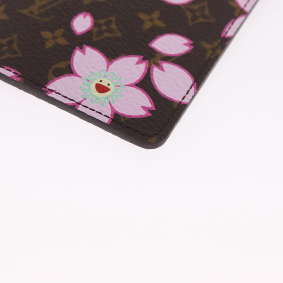 LOUIS VUITTON Monogram Cherry Blossom Etui Hand Mirror M92018 LV Auth 211142V
