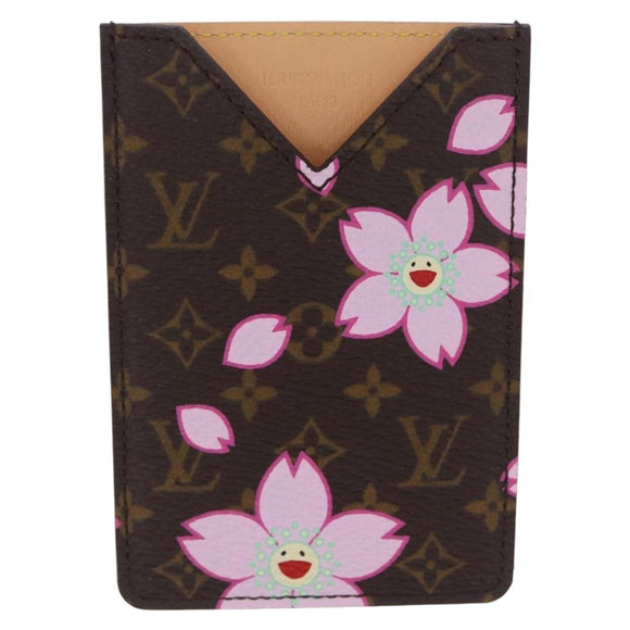 LOUIS VUITTON Monogram Cherry Blossom Etui Hand Mirror M92018 LV Auth 211142V