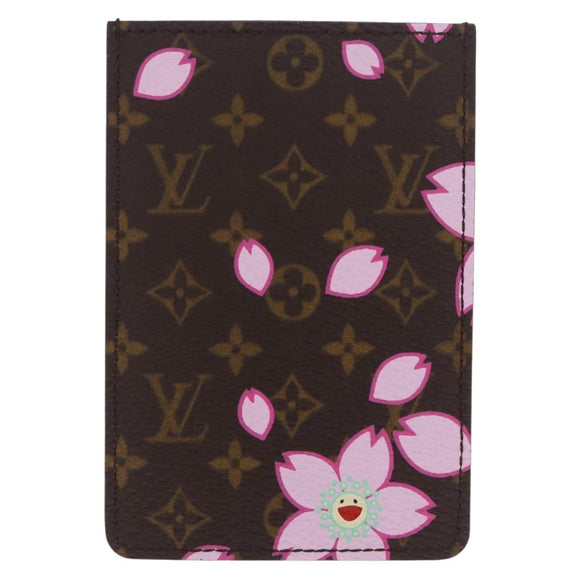 LOUIS VUITTON Monogram Cherry Blossom Etui Hand Mirror M92018 LV Auth 211142V