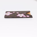 LOUIS VUITTON Monogram Cherry Blossom Etui Hand Mirror M92018 LV Auth 211142V-5