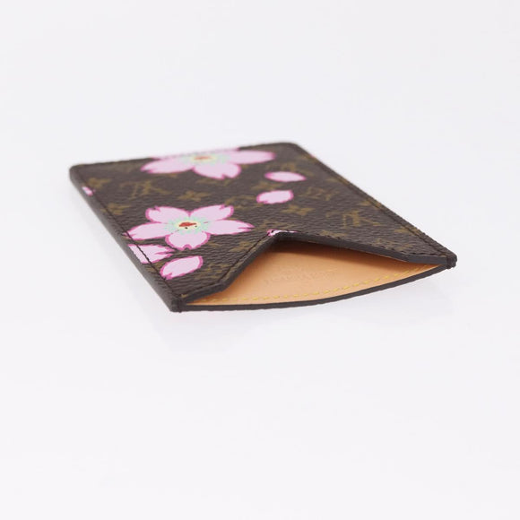 LOUIS VUITTON Monogram Cherry Blossom Etui Hand Mirror M92018 LV Auth 211142V