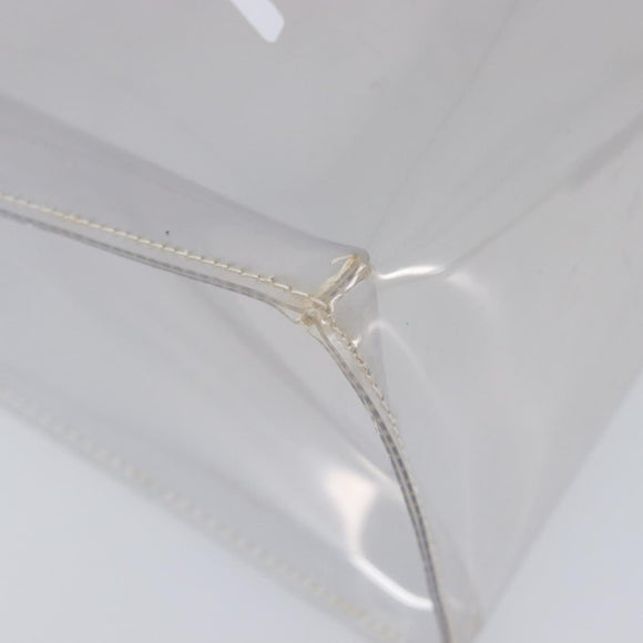 HERMES Kelly Hand Bag Vinyl Clear Gold Auth 211146