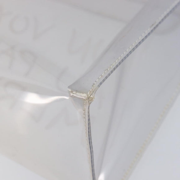 HERMES Kelly Hand Bag Vinyl Clear Gold Auth 211146