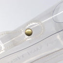 HERMES Kelly Hand Bag Vinyl Clear Gold Auth 211146-14