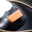 LOEWE Joyce Small Chain Shoulder Bag Leather Brown Gold Auth 211154V-24