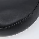 LOEWE Joyce Small Chain Shoulder Bag Leather Black Silver Auth 211155M-12