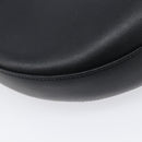LOEWE Joyce Small Chain Shoulder Bag Leather Black Silver Auth 211155M-13