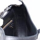 LOEWE Joyce Small Chain Shoulder Bag Leather Black Silver Auth 211155M-18